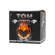 Tom Coco Diamond Big Cube Hookah Charcoal (64 PCS)